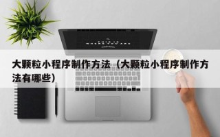 兴化大颗粒小程序制作方法（大颗粒小程序制作方法有哪些）